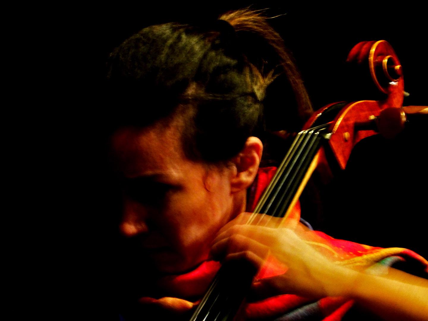 La violonchelista Beatriz González Calderón.